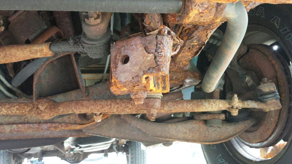 2003 Dodge Ram Van 1500 Rusted From Frame To Steering Linkage: 2 Complaints