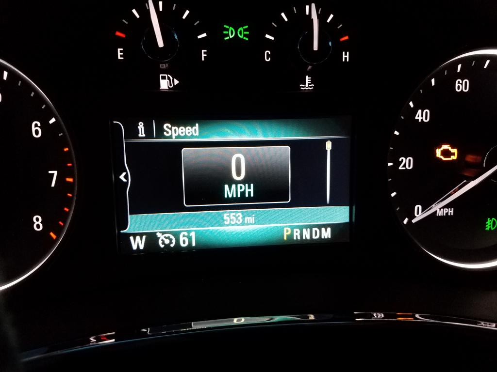 2016 buick encore check engine light flashing