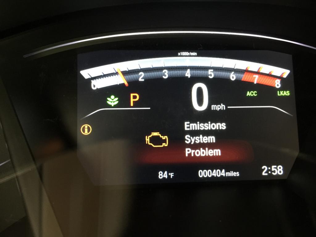2017 Honda CR-V Emission System Problem/Check Engine Light On: 9 Complaints