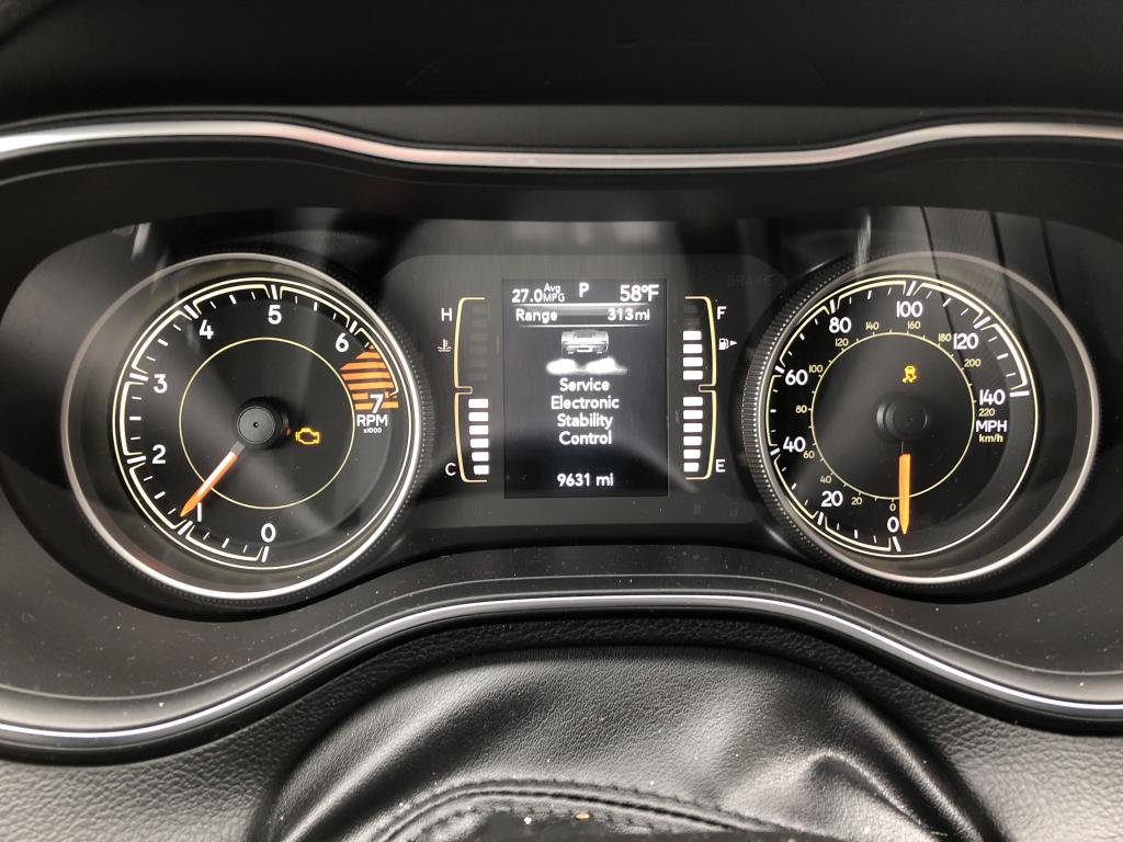 2019 Jeep Cherokee "Service Electronic Stability Control" Message: 1 Service Transmission Continue In D Jeep Grand Cherokee