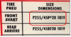 Infiniti QX50 SUVs May Have Illegible Tire Information