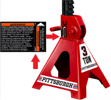 Pittsburgh Automotive Jack Stand Recall Issued